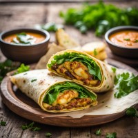Aloo Patty Wrap